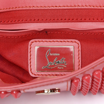 Christian Louboutin Patent Spiked Sweety Charity Crossbody Bag Framboise 6 of 11