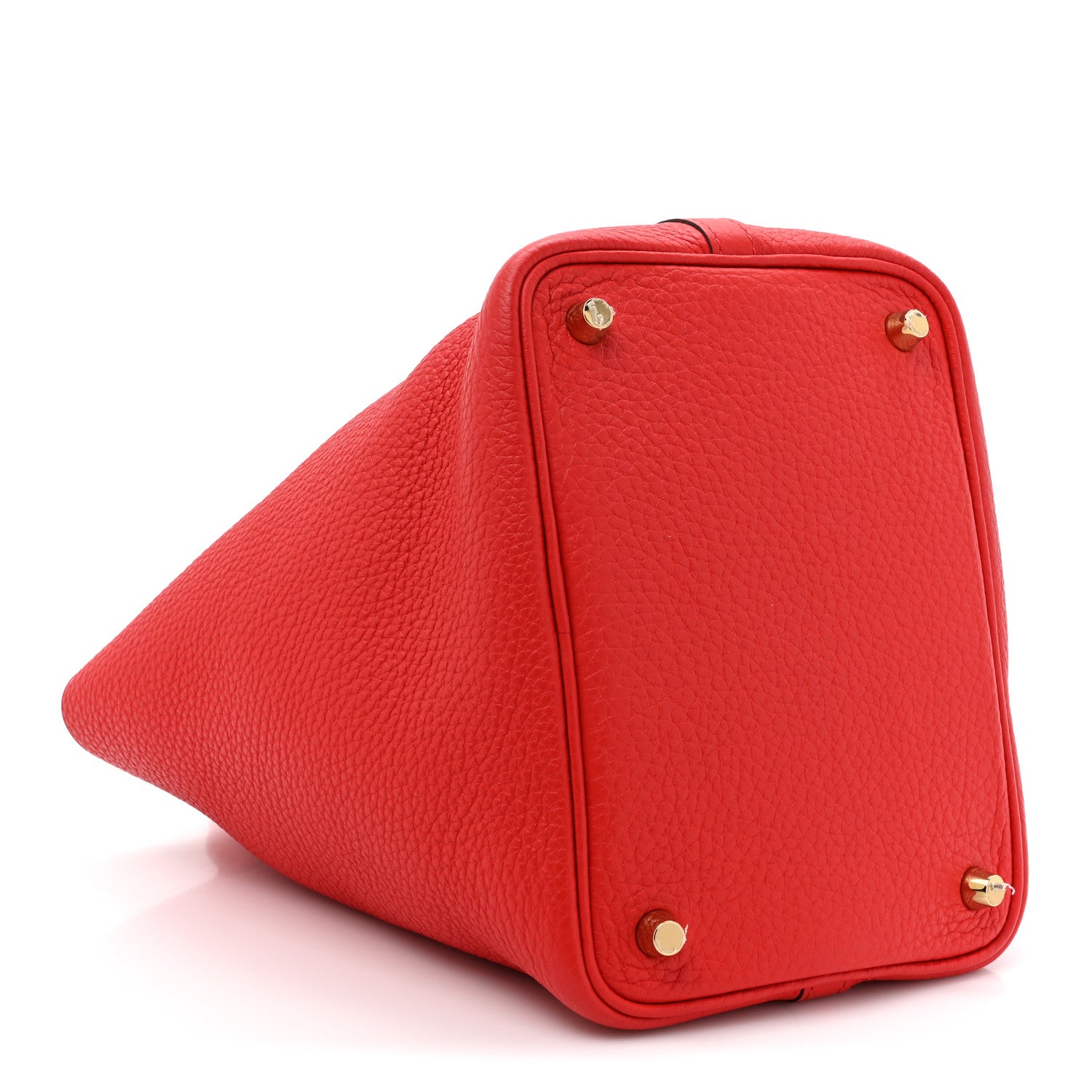 Hermes Taurillon Clemence Picotin Lock 18 PM Rouge Tomate 4 of 10