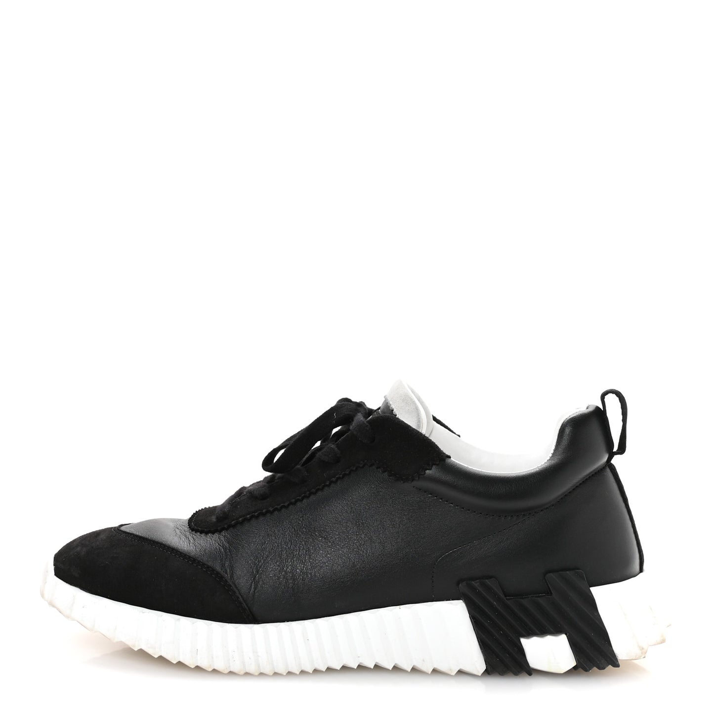 Goatskin Suede Goatskin Mens Bouncing Sneakers 43 Black