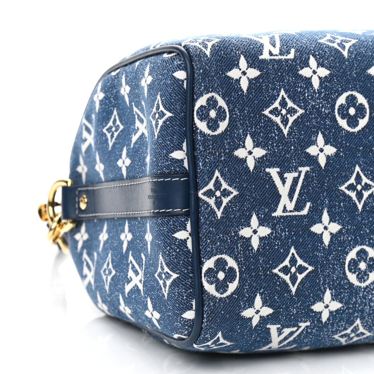 Monogram Jacquard Denim Speedy Bandouliere 25 Bleu
