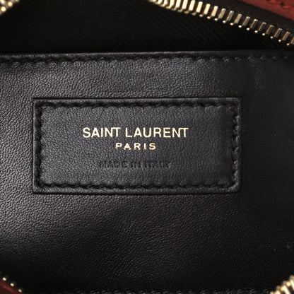 Saint Laurent Canvas Smooth Calfskin Le Monogramme Small Camera Bag Chestnut 6 of 10