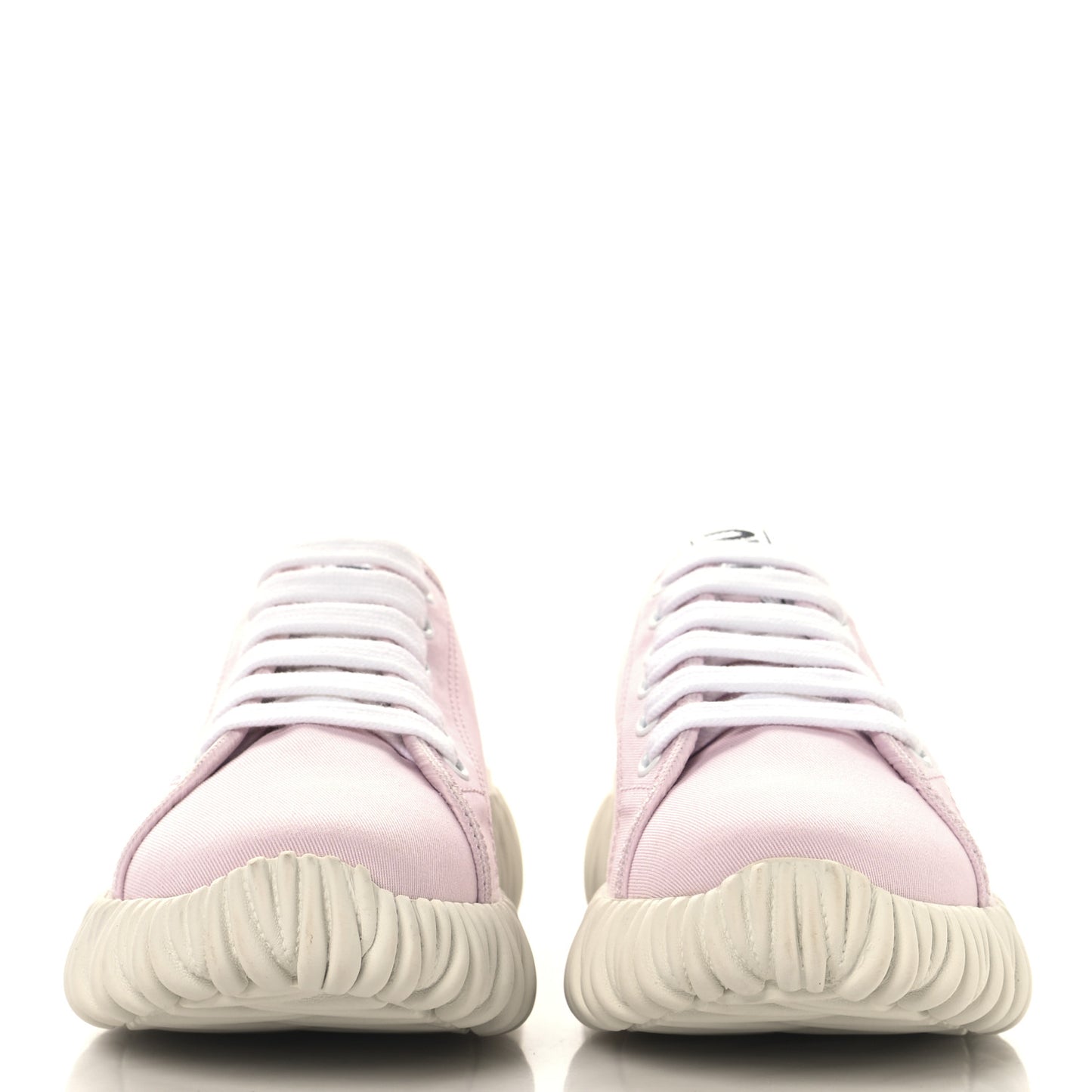 Gabardine Low Top Matelasse Sneakers 35.5 Alabastro