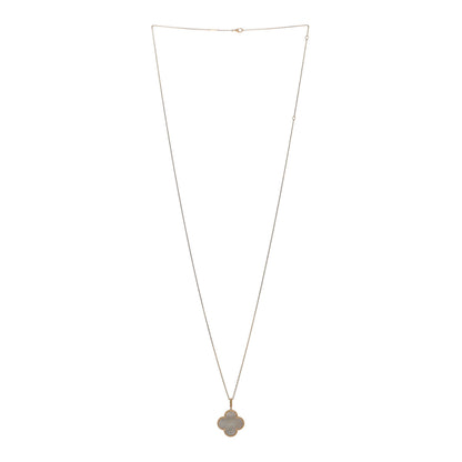 Van Cleef & Arpels 18K Yellow Gold Mother of Pearl Magic Alhambra Long Necklace 2 of 5