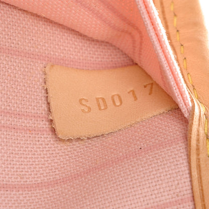 Louis Vuitton Damier Azur Neo Neverfull MM Rose Ballerine 9 of 10