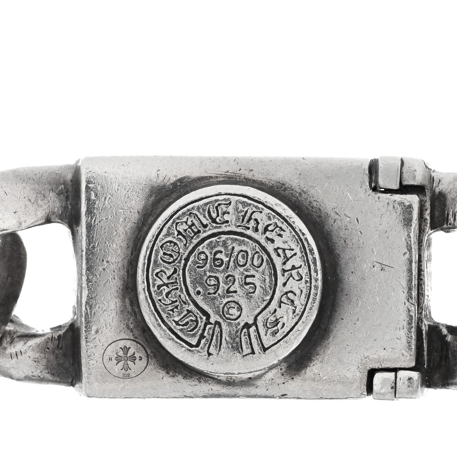 Chrome Hearts Sterling Silver Maltese Cross Link Bracelet 3 of 3