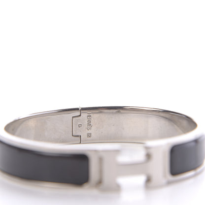 Hermes Enamel Narrow Clic Clac H Bracelet PM Black 6 of 6