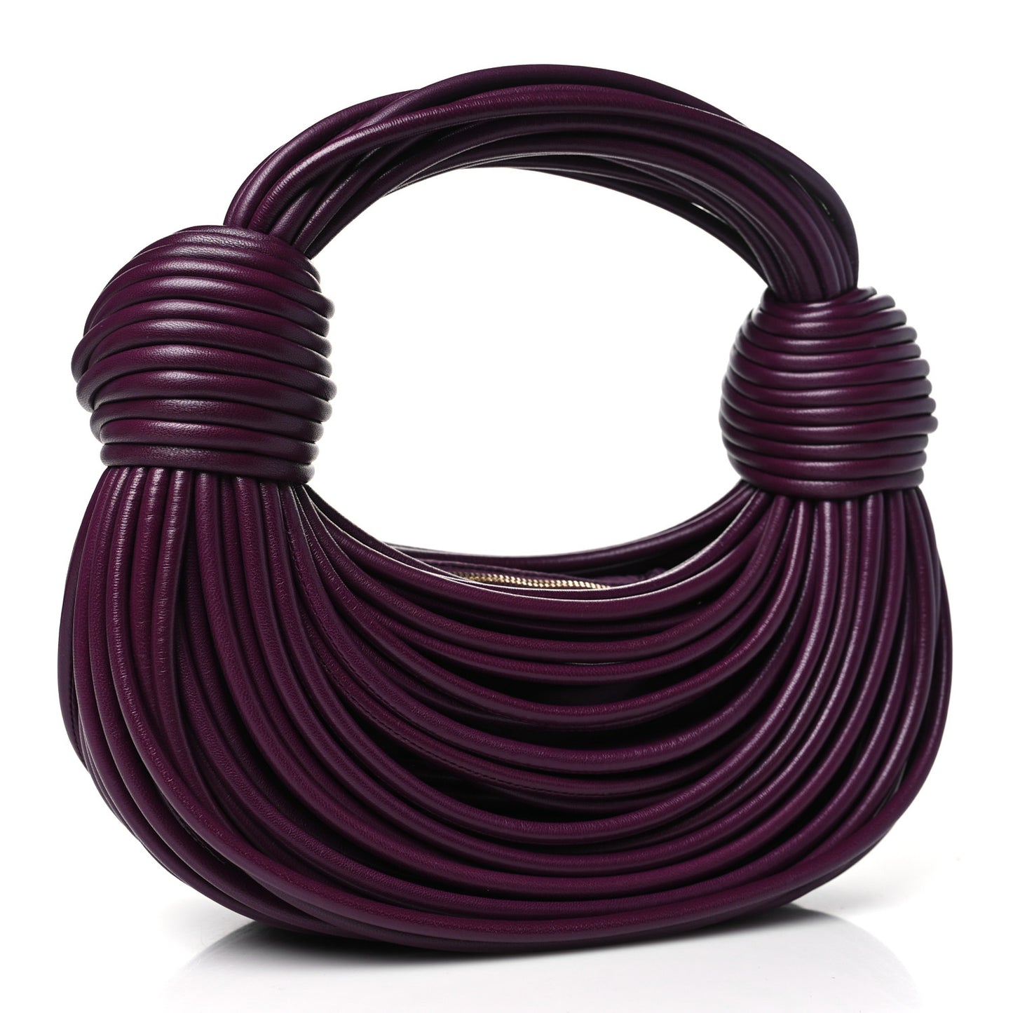 Nappa Mini Tubular Double Knot Grape