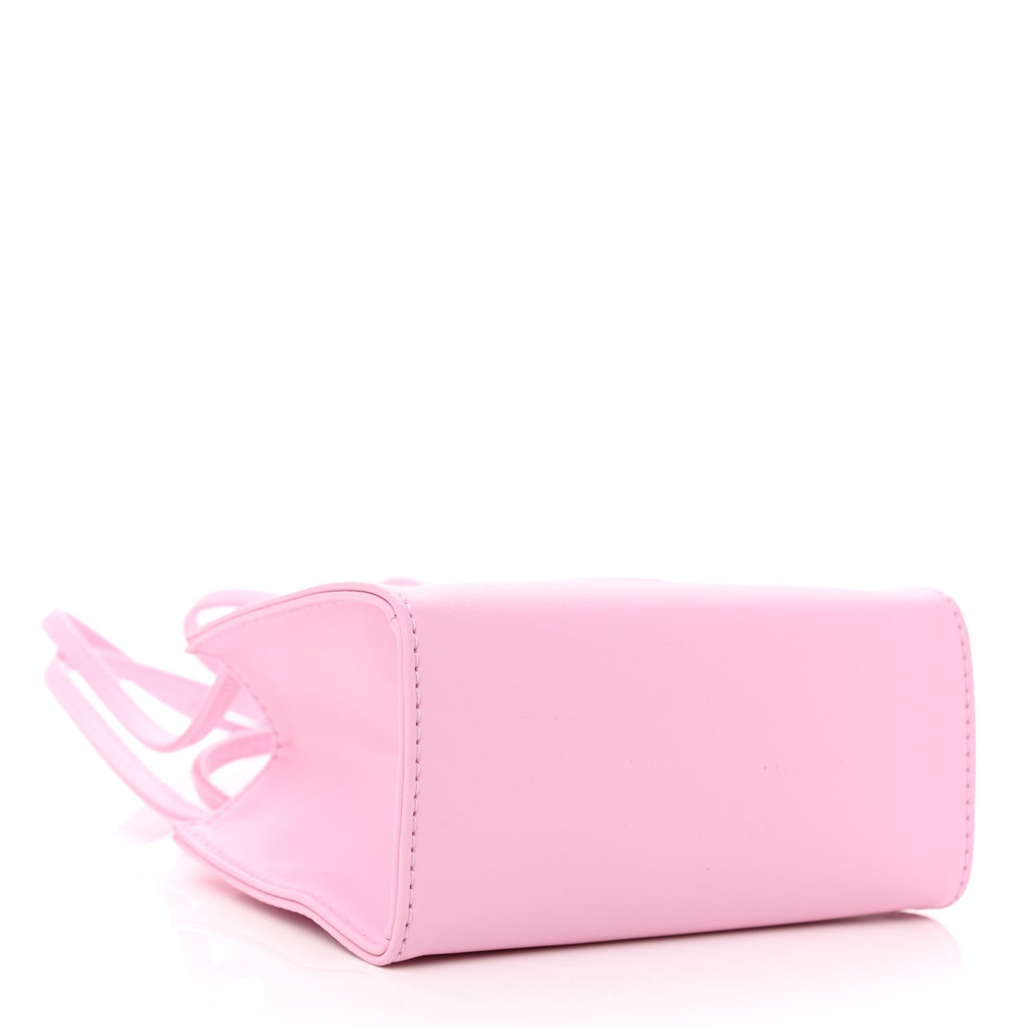 Vegan Leather Small Shopping Bag Bubblegum