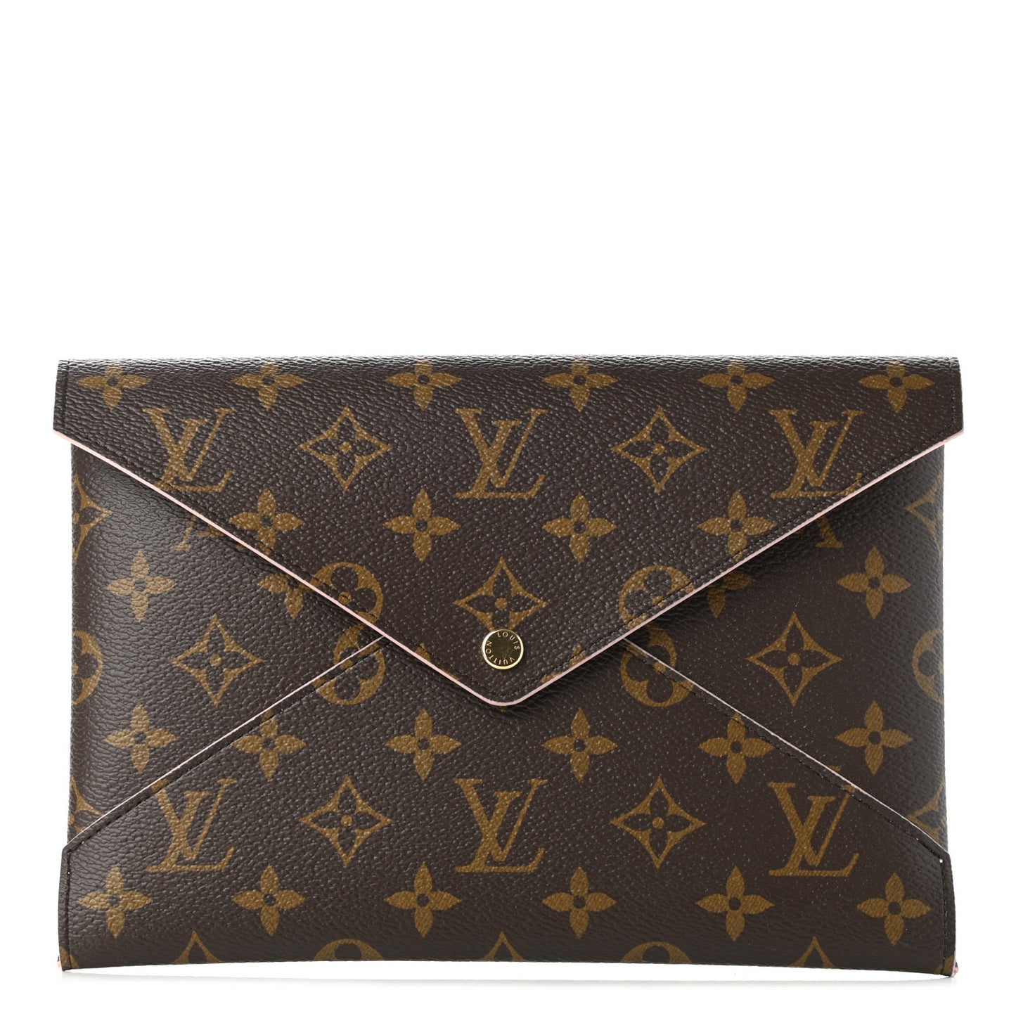 Monogram Large Kirigami Pochette Insert Rose Ballerine