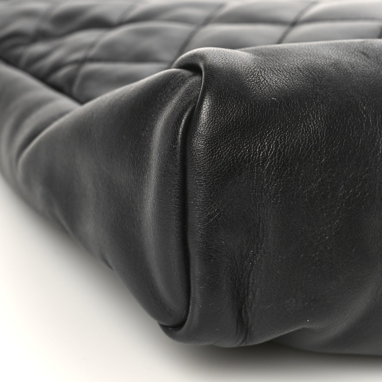 Lambskin Quilted Large 31 Shopping Bag Black