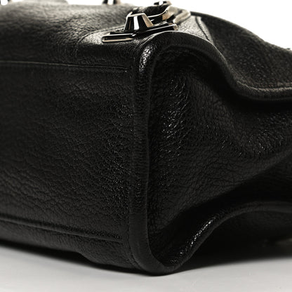 Balenciaga Chevre Silver Metallic Edge Hardware Mini City Black 10 of 14
