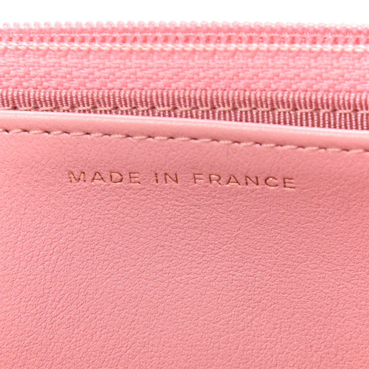Chanel Iridescent Caviar Quilted Wallet on Chain WOC Rose Pink 7 of 11