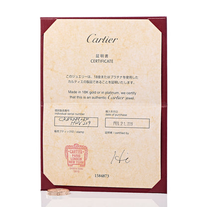 Cartier 18K Pink Gold 3.5mm LOVE Wedding Band Ring 64 10.75 5 of 5