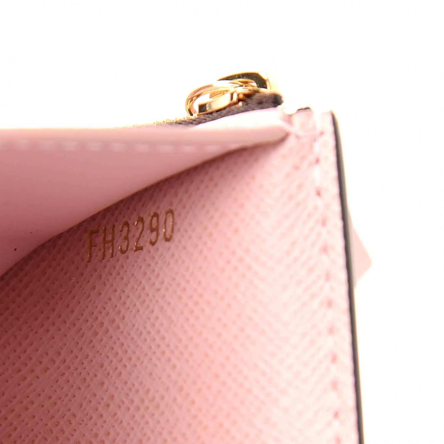 Louis Vuitton Damier Ebene Victorine Wallet Rose Ballerine 7 of 7
