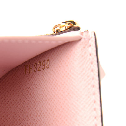 Louis Vuitton Damier Ebene Victorine Wallet Rose Ballerine 7 of 7