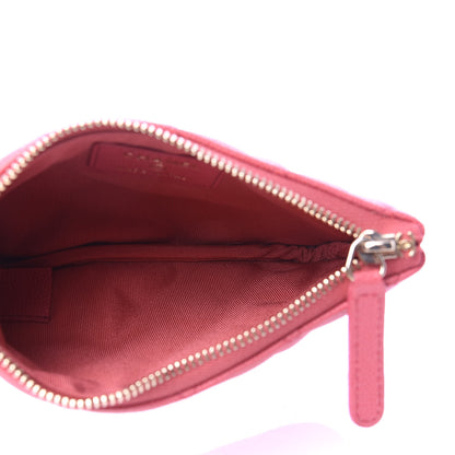 Chanel Caviar Quilted Small Cosmetic Case Dark Pink 5 of 8