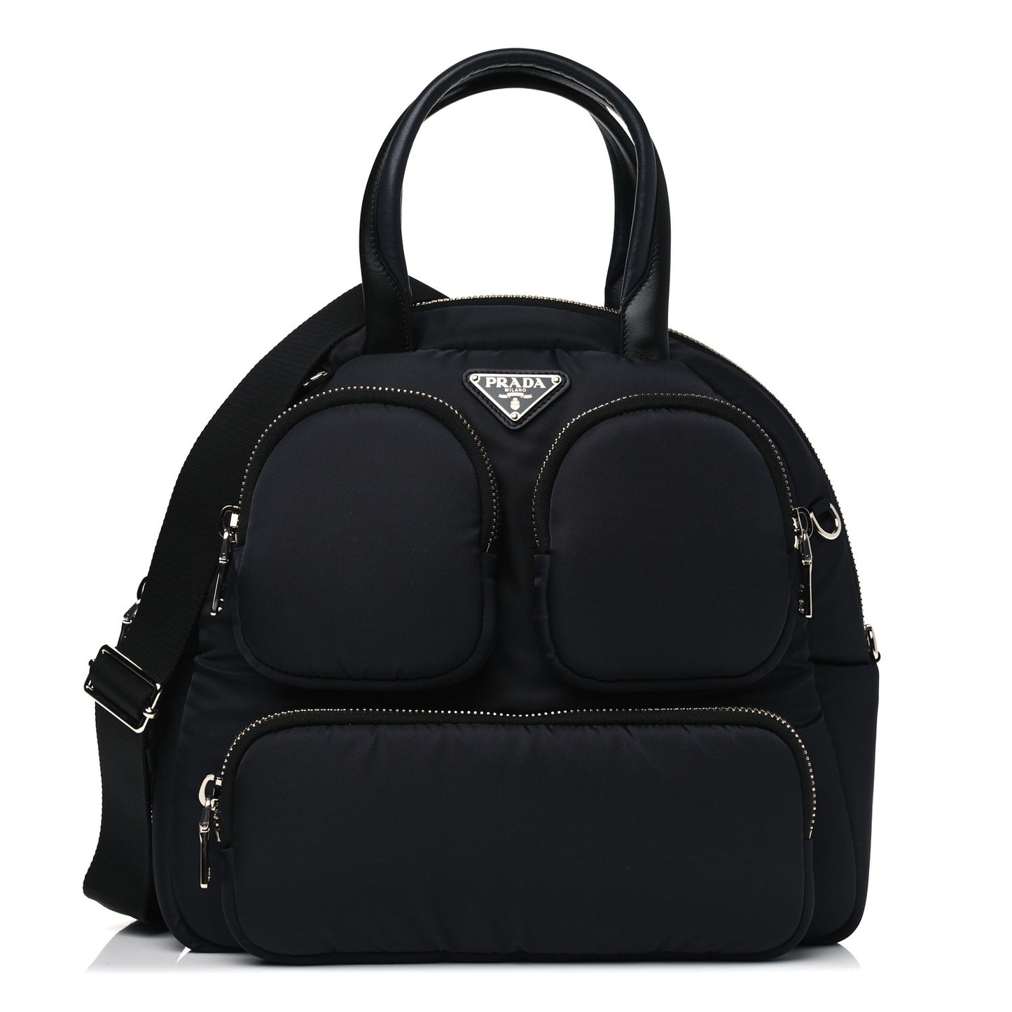 Tessuto Nylon Pocket Cargo Top Handle Bag Baltico