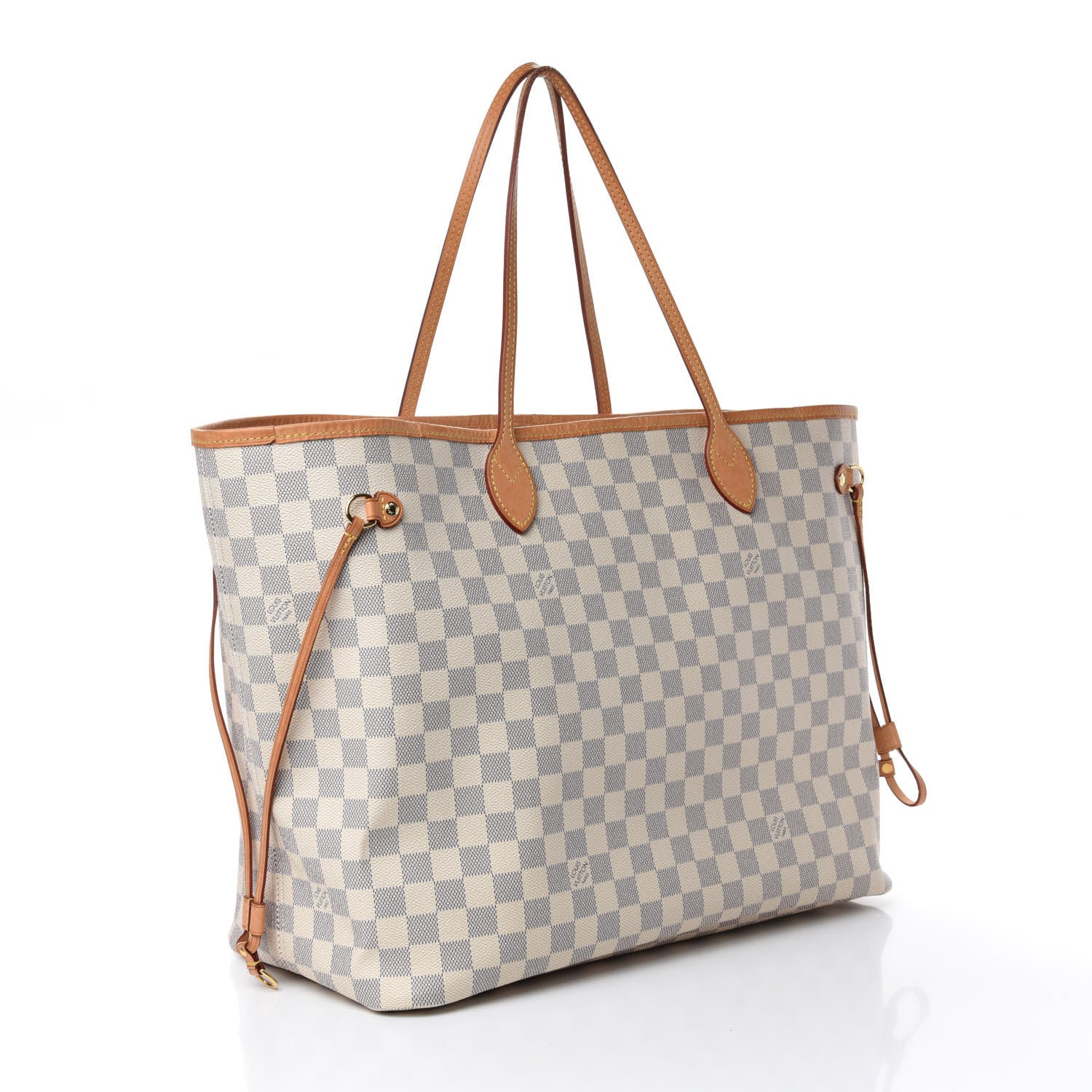 Louis Vuitton Damier Azur Neo Neverfull GM Rose Ballerine 3 of 12