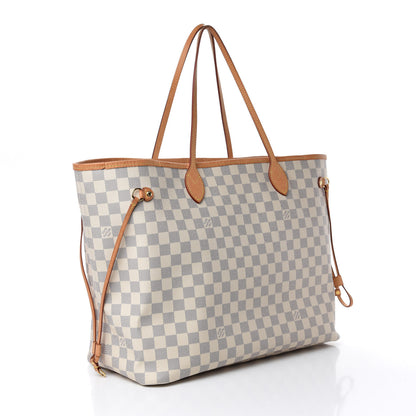 Louis Vuitton Damier Azur Neo Neverfull GM Rose Ballerine 3 of 12