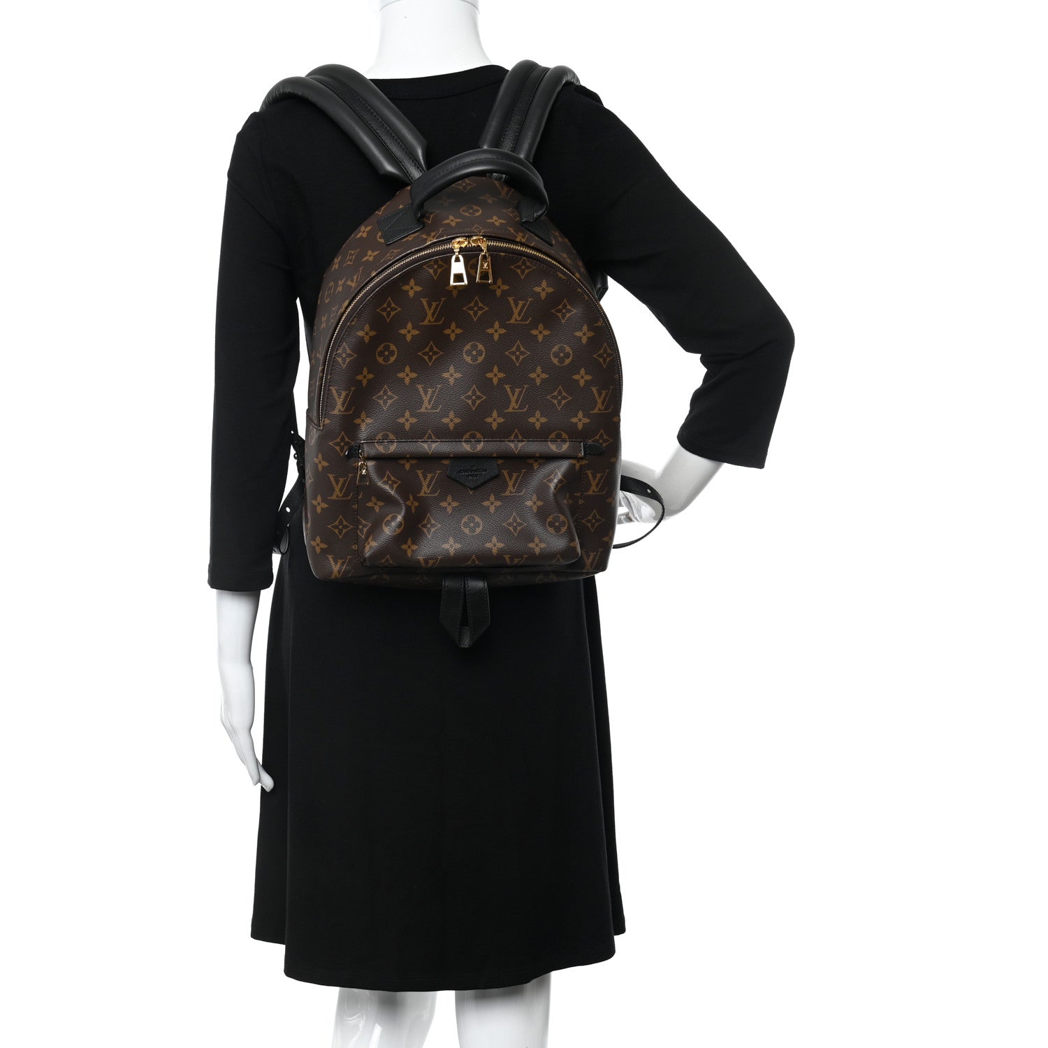 Louis Vuitton Monogram Palm Springs Backpack MM 2 of 9
