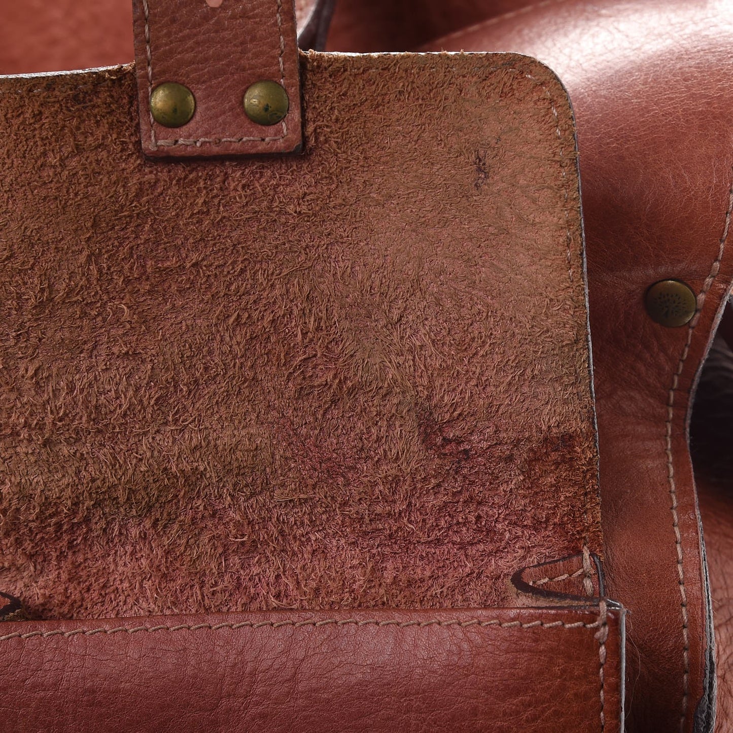 Calfskin Roxanne Satchel Rust