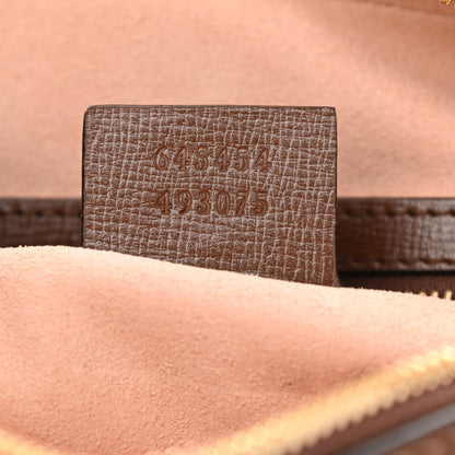 Gucci GG Supreme Monogram Small Horsebit 1955 Shoulder Bag Beige Brown Sugar 7 of 8