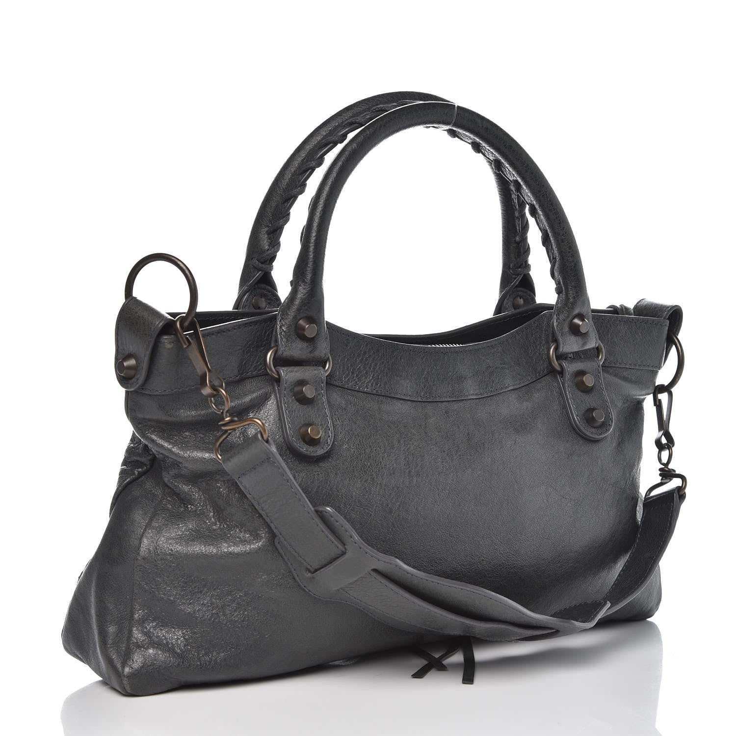 Balenciaga Agneau Classic Hardware First Anthracite 3 of 7