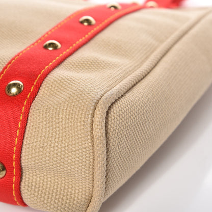 Louis Vuitton Toile Antigua Cabas MM Beige 7 of 9