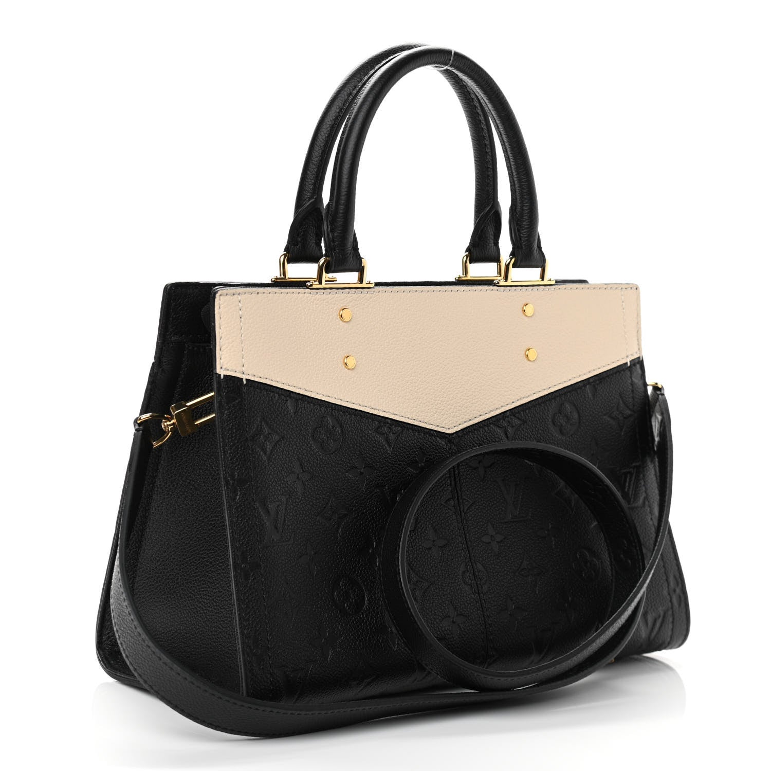 Louis Vuitton Empreinte Sully PM Black Creme 3 of 10