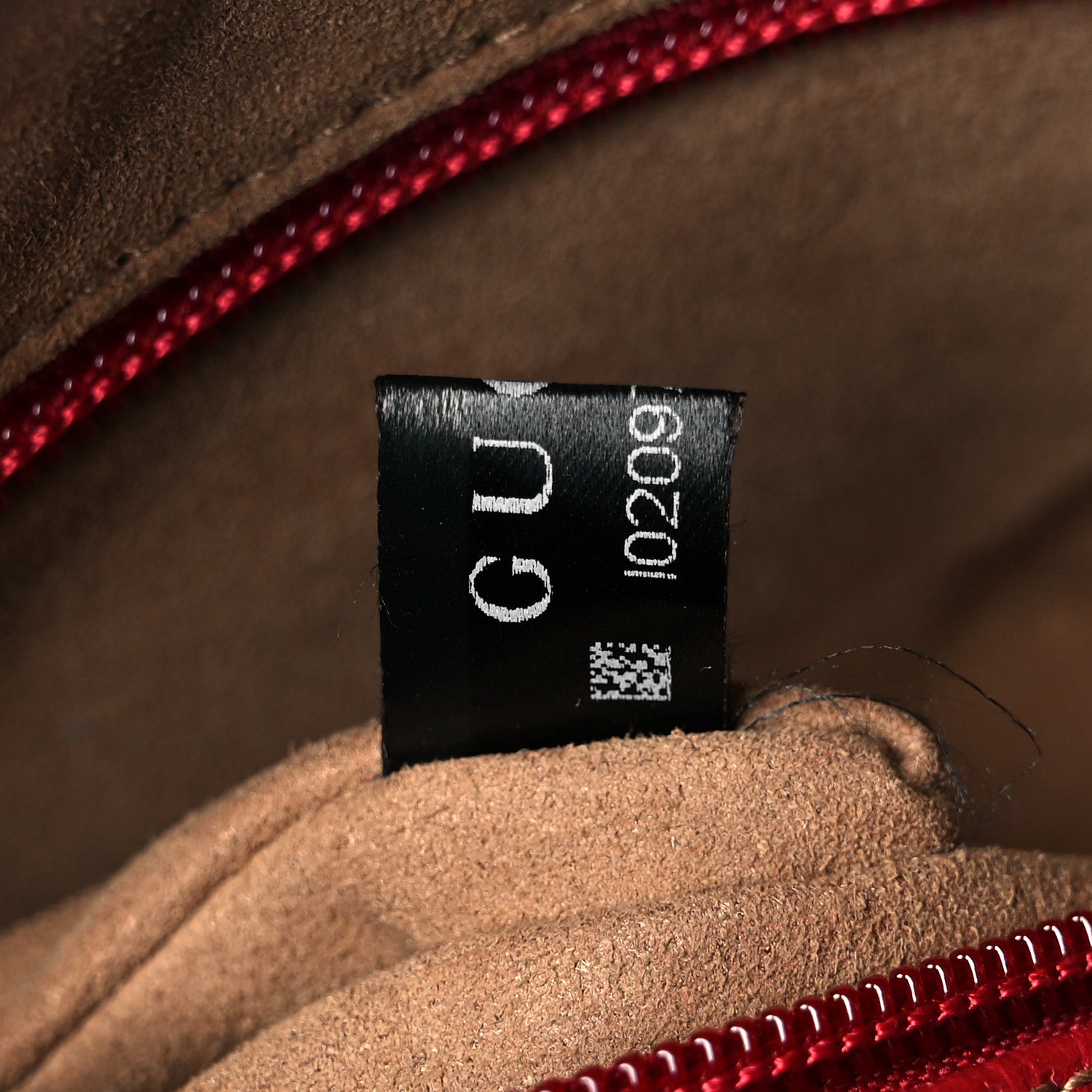Gucci GG Supreme Monogram Tian Web Camera Bag Beige Multicolor Red 8 of 11