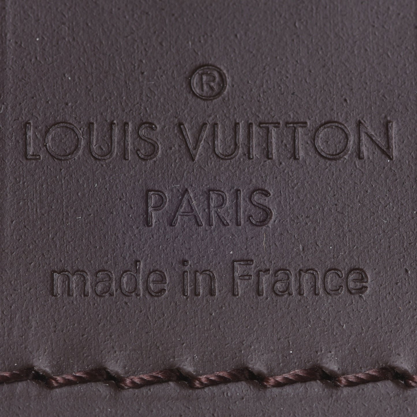 Calfskin Vivienne Luggage Tag Ebene