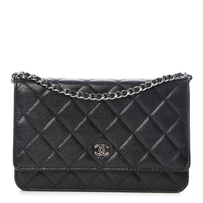 Chanel Caviar Quilted Wallet On Chain WOC Black 1 of 10