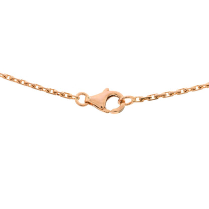 Cartier 18K Pink Gold Diamond Interlocking LOVE Necklace 3 of 3
