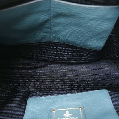 Prada Vitello Daino Tote  Marine 5 of 9