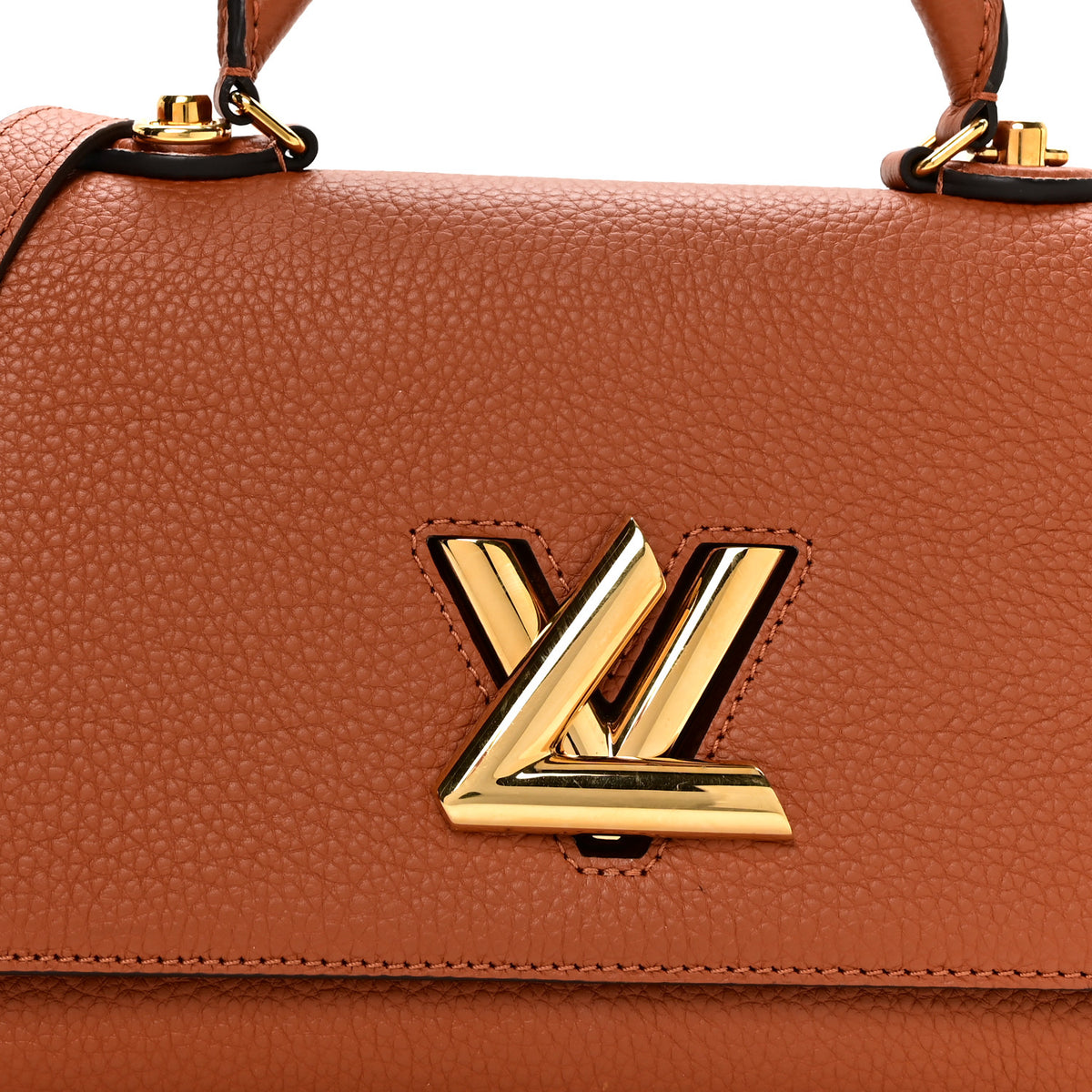 Louis Vuitton Taurillon Twist One Handle PM Caramel 9 of 11