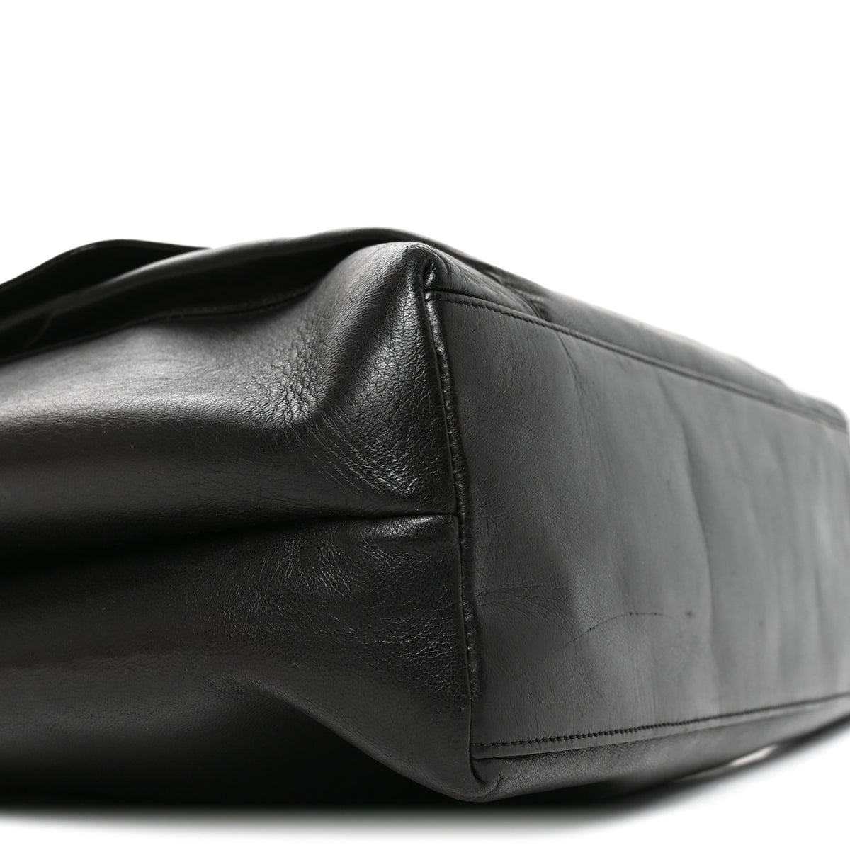 Chanel Lambskin Flap Shoulder Bag Black 7 of 8