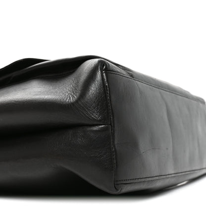 Chanel Lambskin Flap Shoulder Bag Black 7 of 8