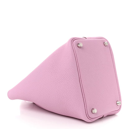 Hermes Taurillon Clemence Picotin Lock 18 PM Mauve Sylvestre 4 of 10