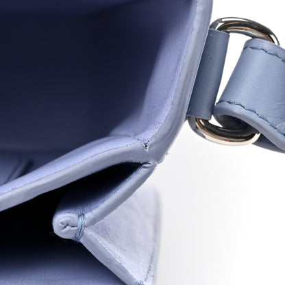 Loro Piana Calfskin Artemis Shoulder Bag Blue 10 of 19