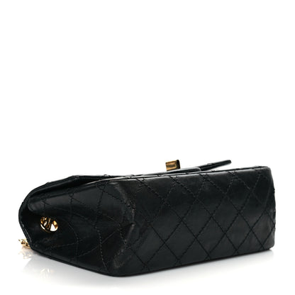 Chanel Aged Calfskin Quilted 2.55 Reissue Mini Flap Black 4 of 11