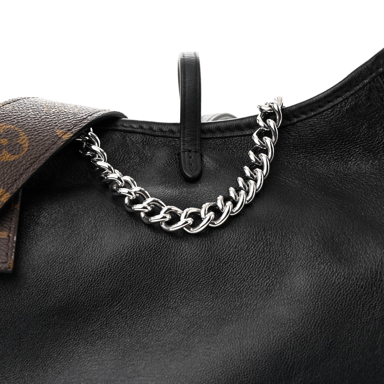 Louis Vuitton Lambskin CarryAll Cargo Vibe PM  Black 6 of 7