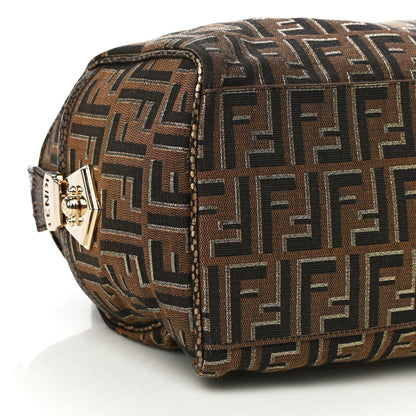 Fendi Zucca Vitello Medium Chef Boston Tobacco Oro Moro 8 of 9