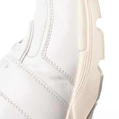 Chanel Calfskin Laminated Womens CC Sneakers 38 White Black 13 of 18