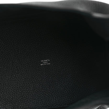 Hermes Taurillon Clemence Picotin Lock 22 MM Black 6 of 10