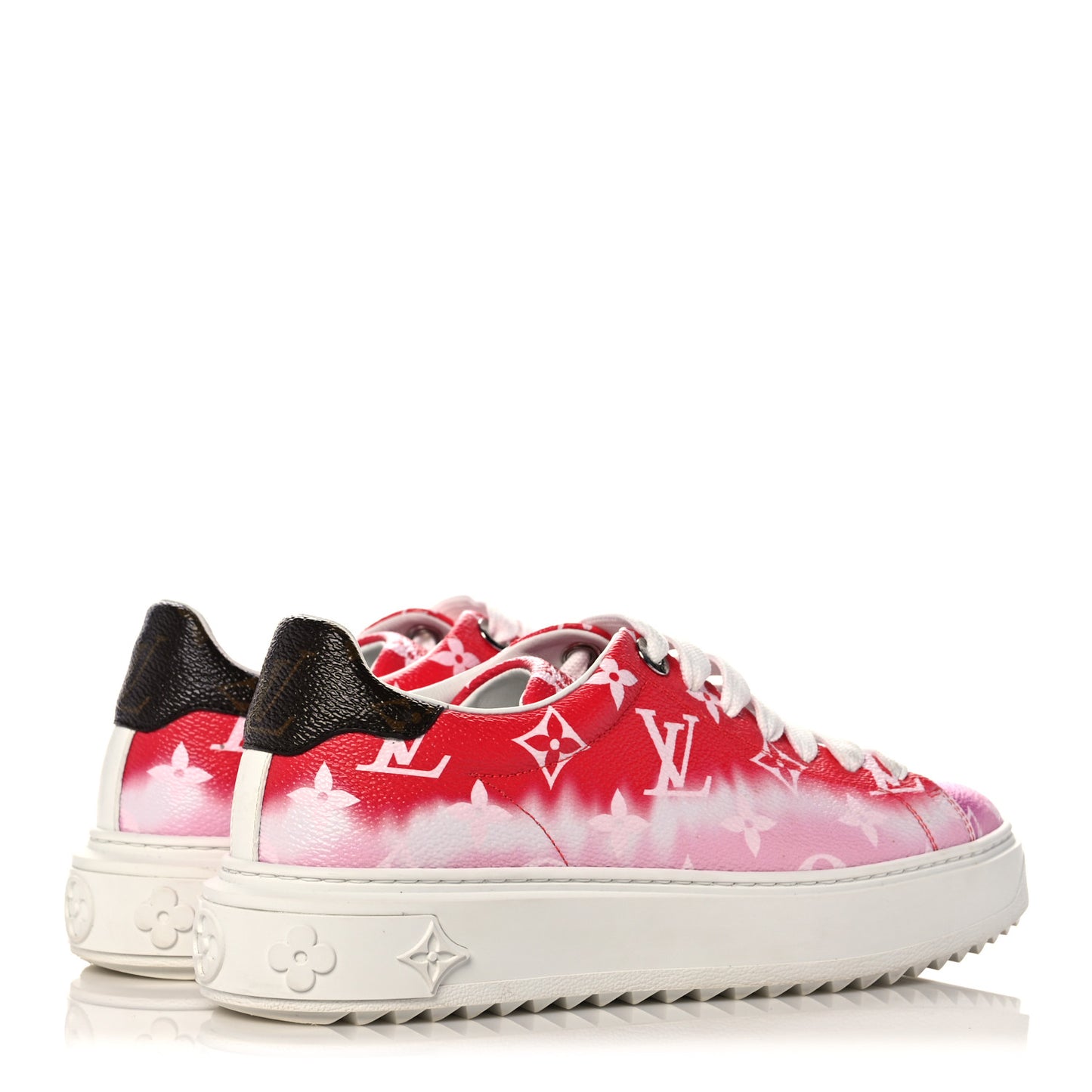Monogram Escale Time Out Sneakers 36 Red