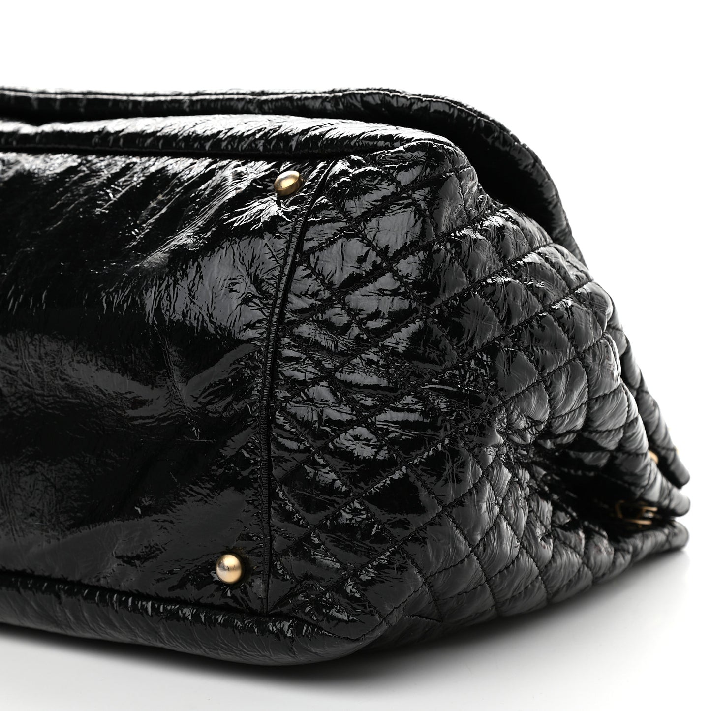 Vinyl XL Rock and Chain Flap Black