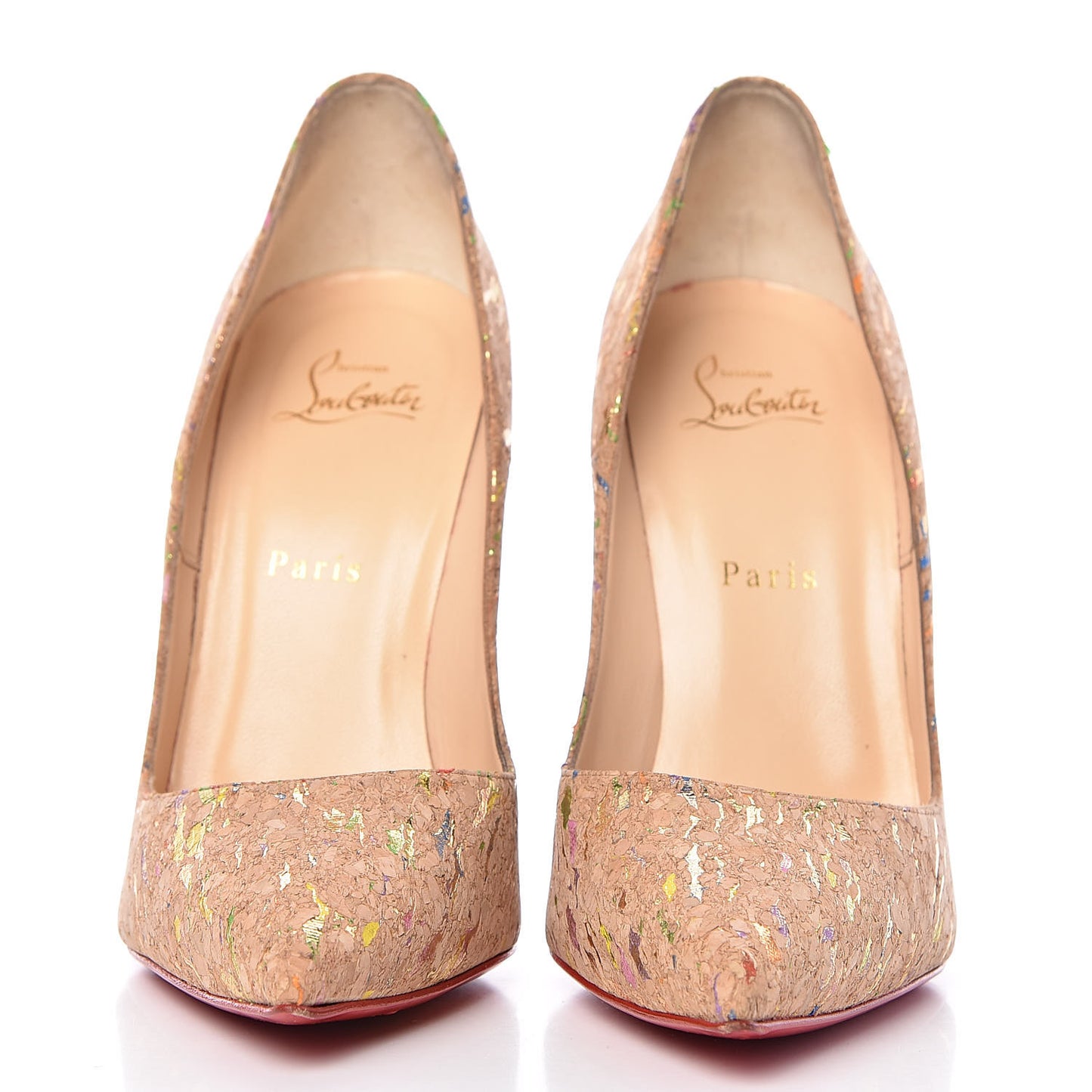 So Kate 120 Cork Liege Lame Pumps 40.5 Multicolor