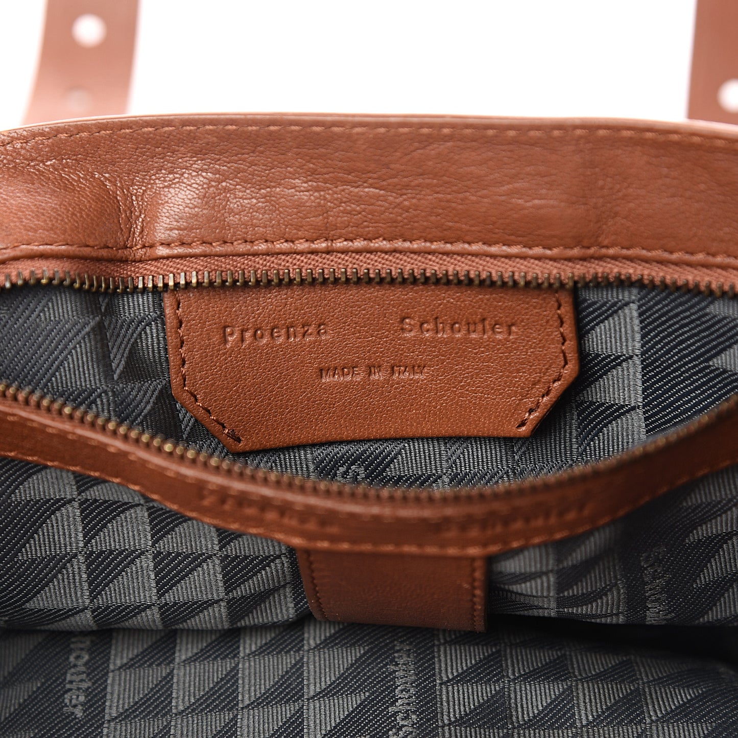 Lambskin Medium PS1 Satchel Saddle