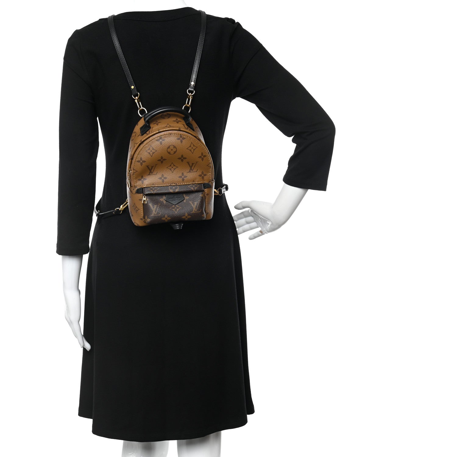 Louis Vuitton Reverse Monogram Palm Springs Backpack Mini 2 of 10