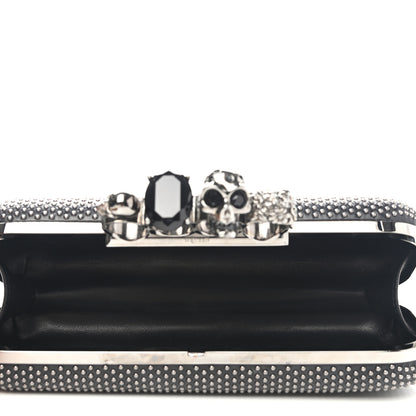 Alexander McQueen Nappa Studded Knucklebox Clutch Black 6 of 10